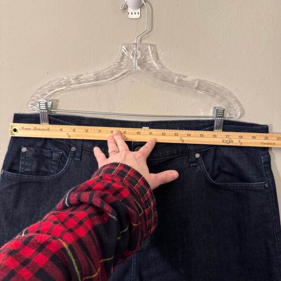 7 For All Mankind Men's Adrien‎ Dark Wash Straight Leg Jeans Size 40x26 Classic - Picture 10 of 14